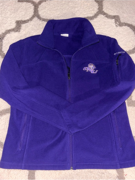 Columbia Jackets & Blazers - Columbia Olivet Nazarene University Purple Fleece Jacket with ONU Logo